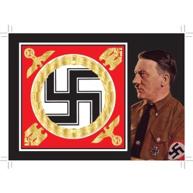 Postkarte Führerstandarte (DIN A 6)